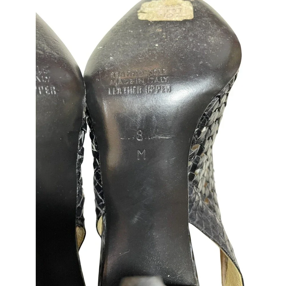 Petra Italy Firenze Shoes 8M 3‎ 1/2 Heel Leather